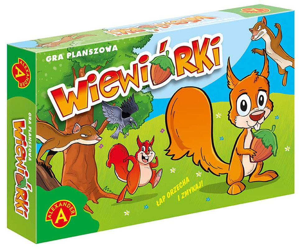 Wiewiórki Planszowa Big Dzieci 5+ Alexander