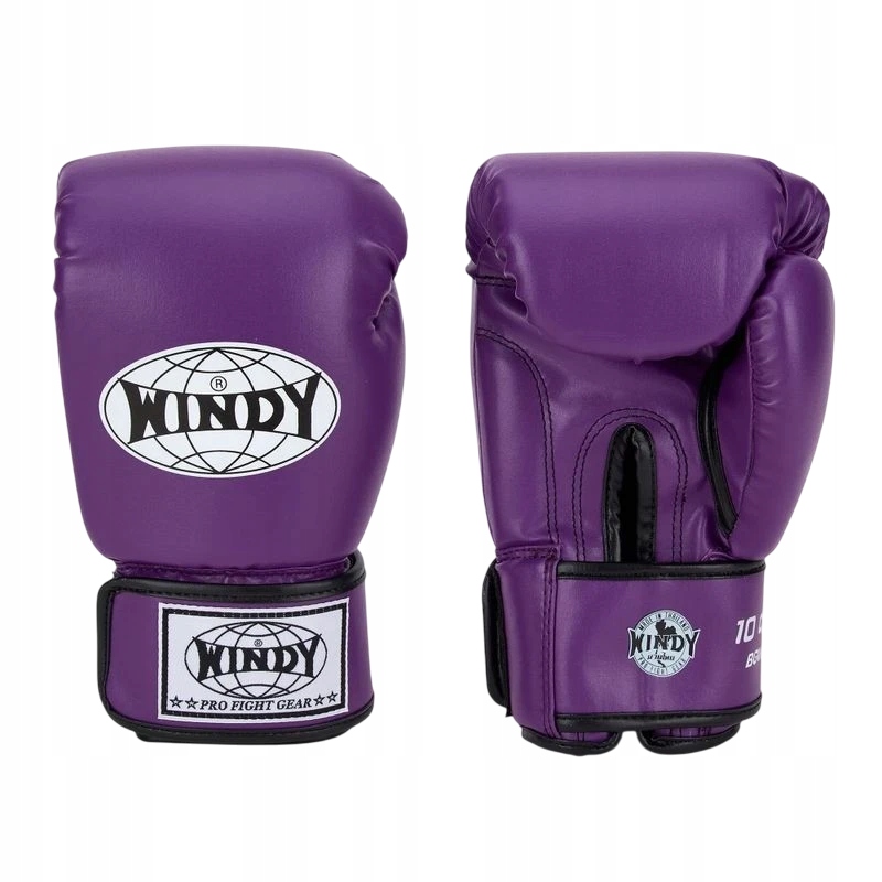 boxerské rukavice windy classic synthetic leather 12OZ Fialové