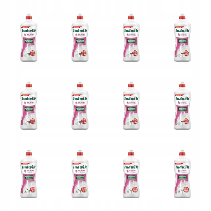 Ludwik – tekutý prostředek na mytí nádobí 900 g – malinový X12