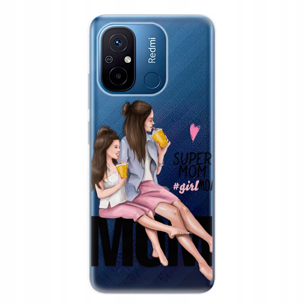 Silikonowe etui iSaprio Milk Shake Brunette do Xiaomi Redmi 12C