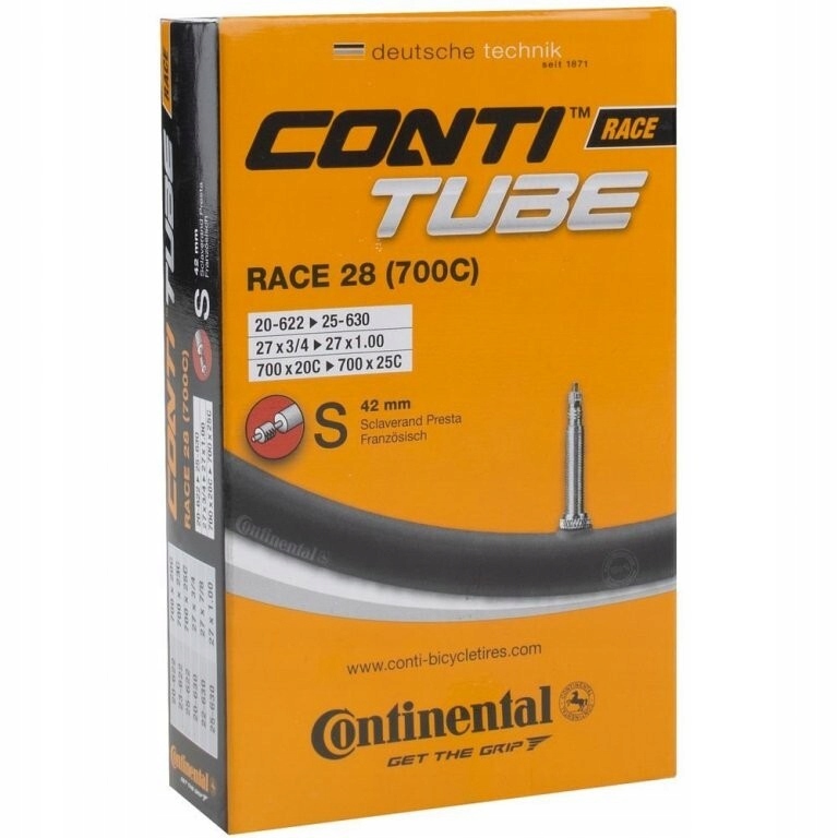 

Dętka Continental Race 28" 18/25 42mm presta