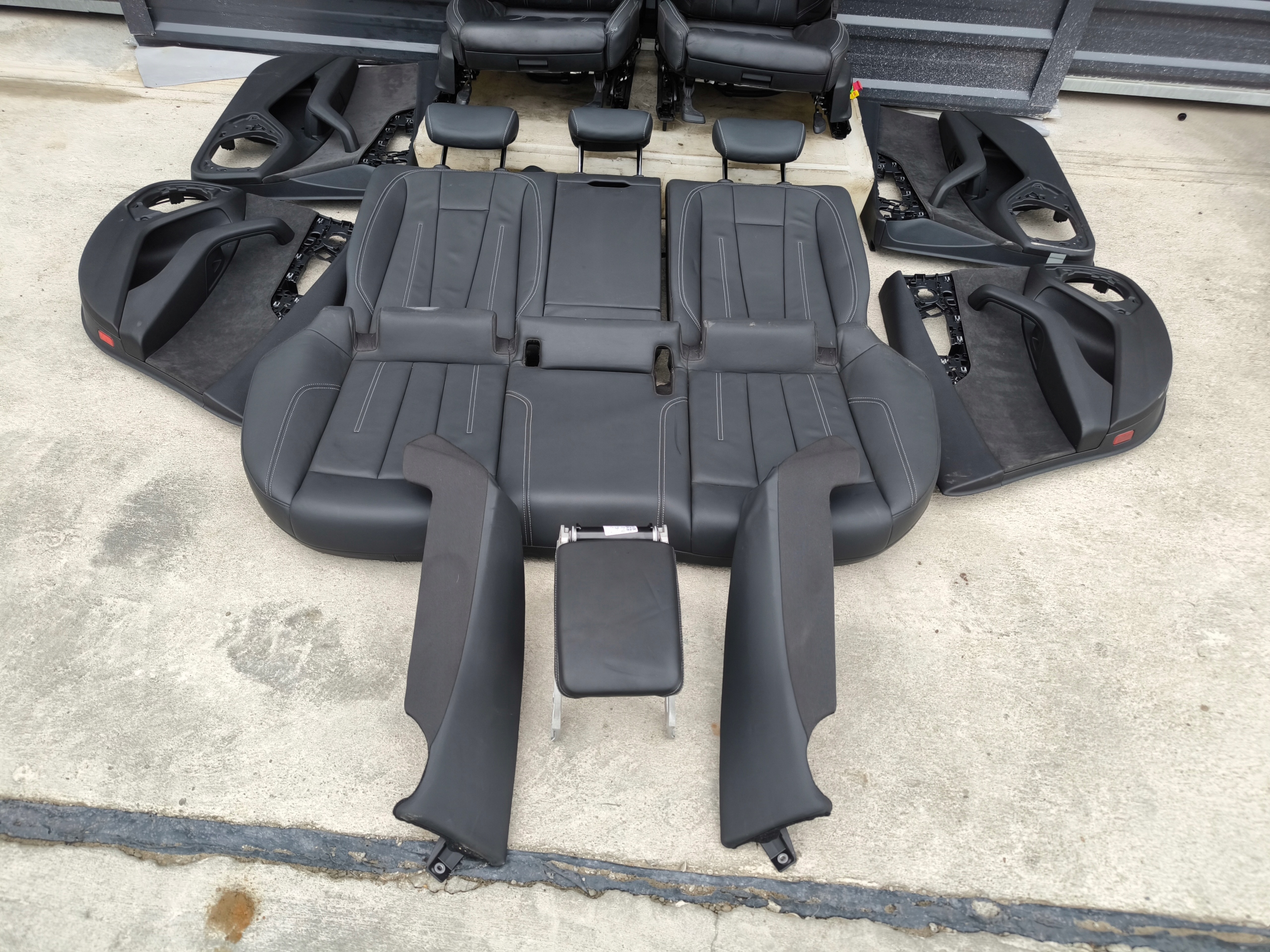 Sitz Sitze Leder KOMPLET S LINE AUDI A4 B9 BIALA NIC heizung !!!