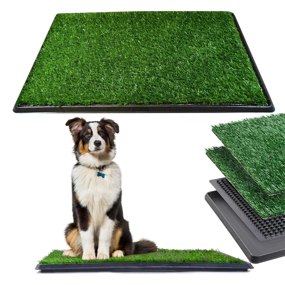 Toaleta S Trávou Pro Psa 76X51cm Podložka pro Štěňata Trénink Učení Sikani