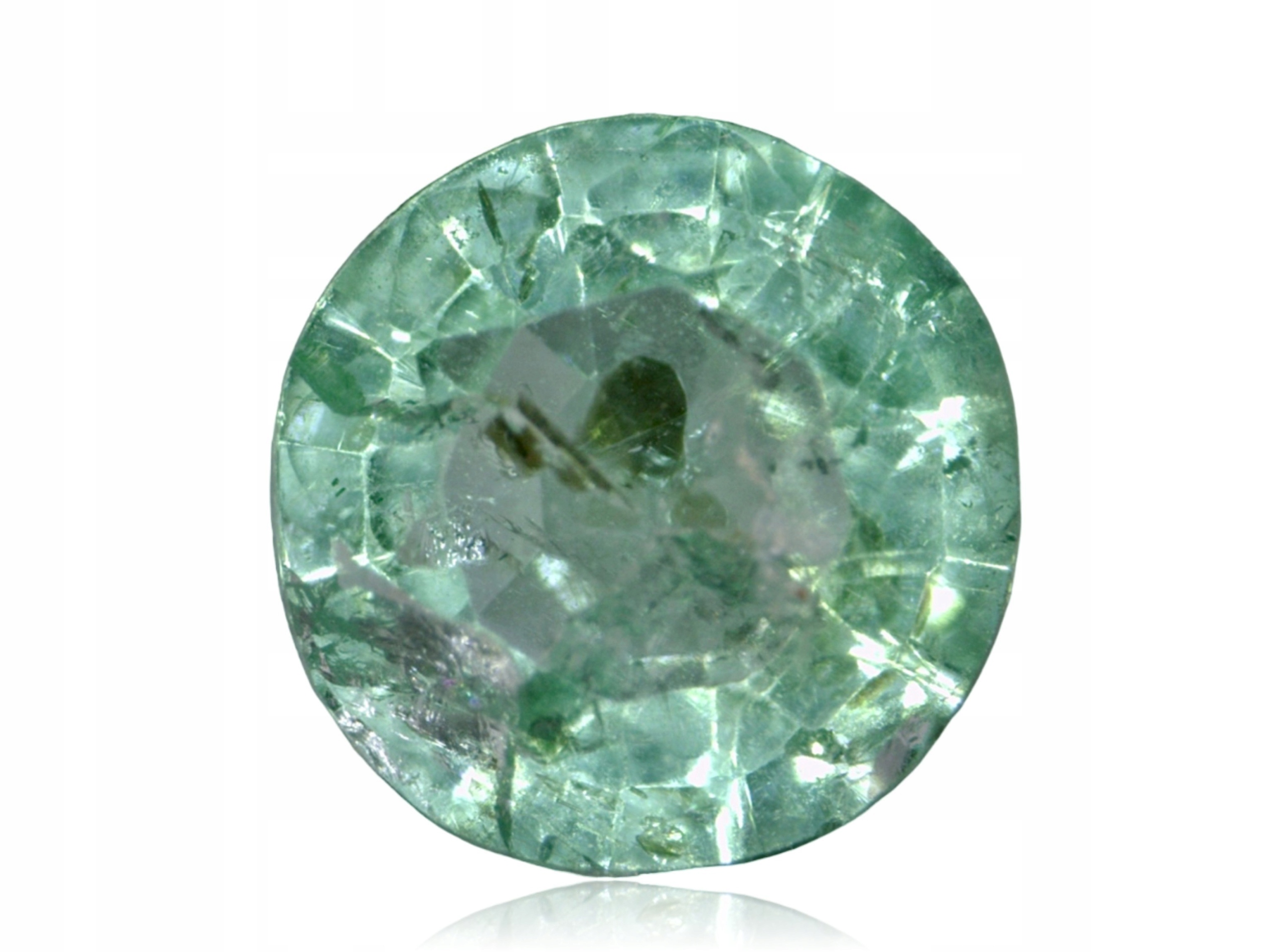 Smaragd 0.16ct Kulatý eCertifikát Wbd