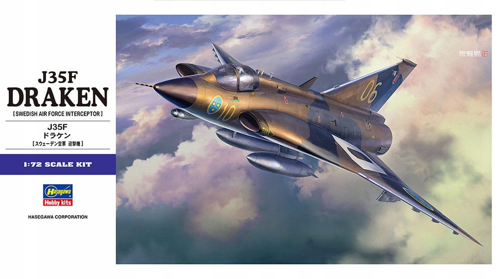 J35F Draken 1:72 Hasegawa E48