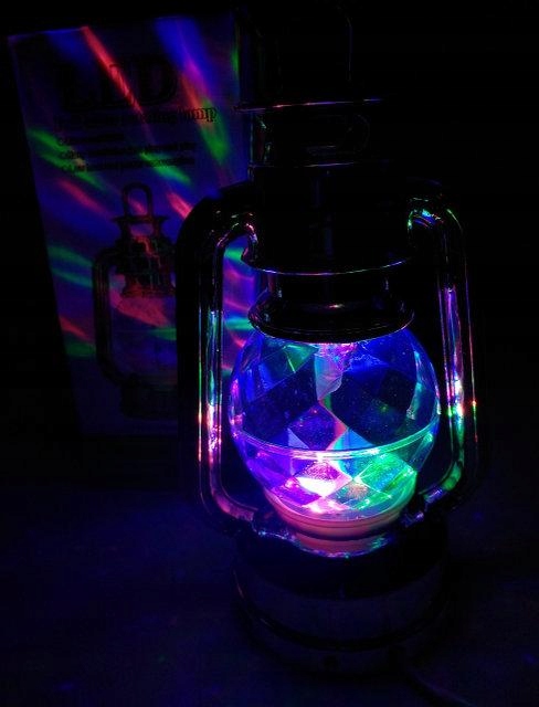 Lampion latarenka LED RGB disco projektor Marka Jumi