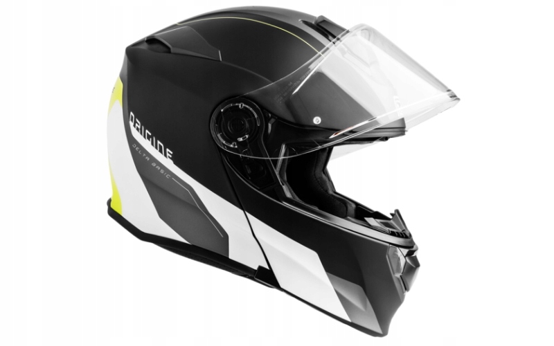 Kask DELTA BASIC DIVISION Matt Fluo Yellow Black Rozmiar L