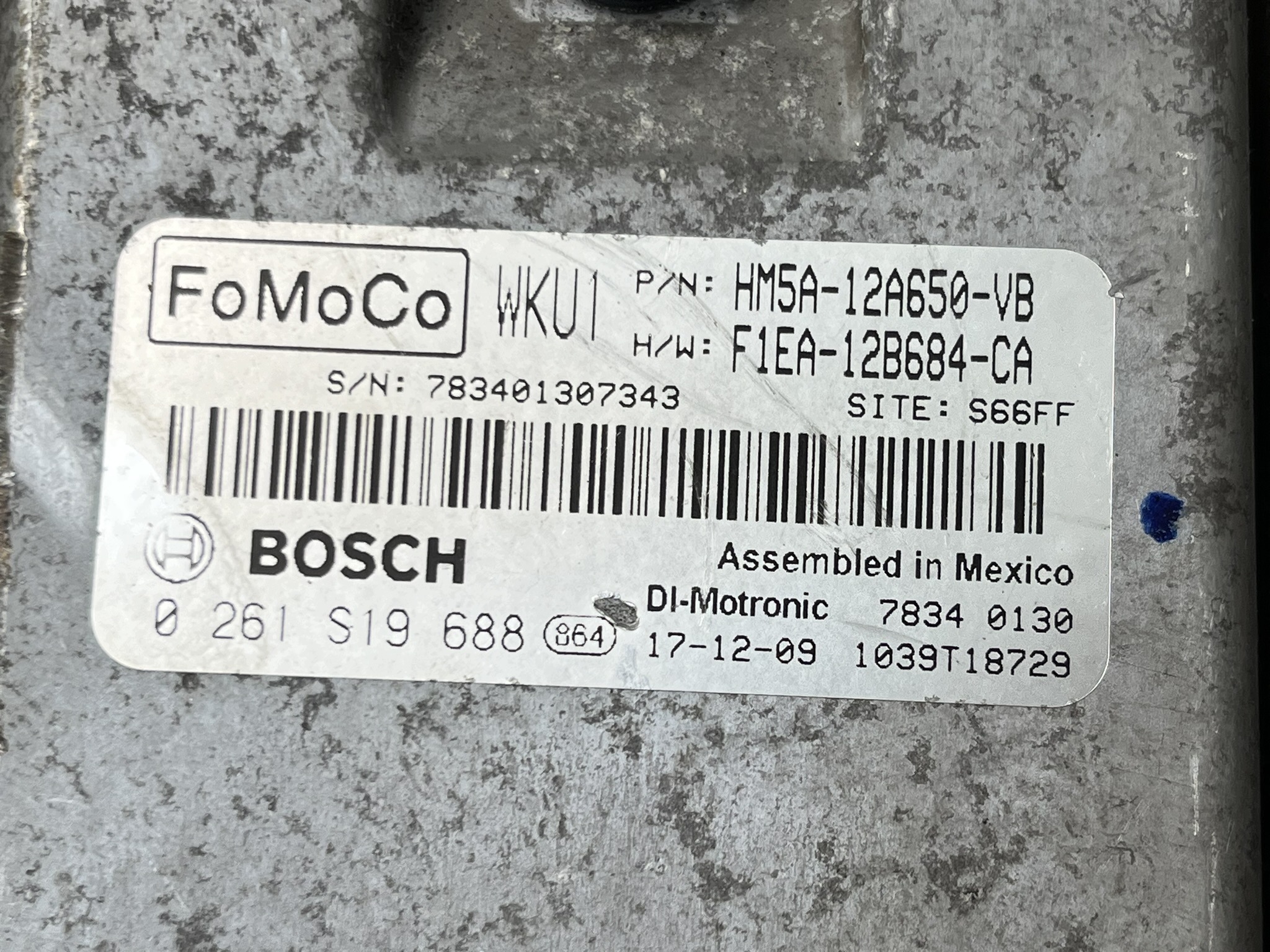 FORD FOCUS MK3 LIFT 14-18 ST 2.0 ECOBOOST computer control unit of the engine OE