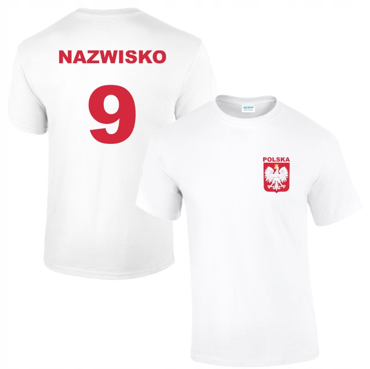 

Koszulka Piłkarska Kibica Twój Numer Własny Nadruk