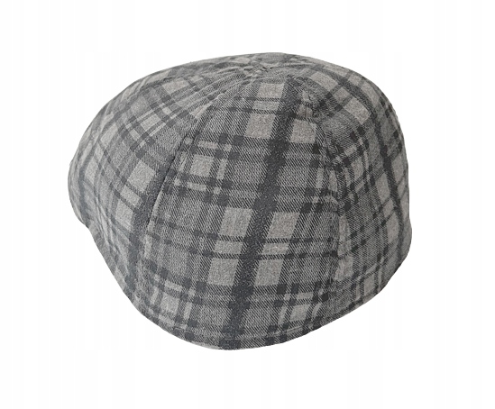KASZKIET JESIENNY WIOSENNY SZARY KRATKA 58 CM Marka inna