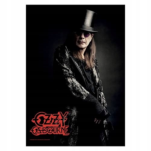 Ozzy Osbourne Top Hat Flaga 100% Oryginał