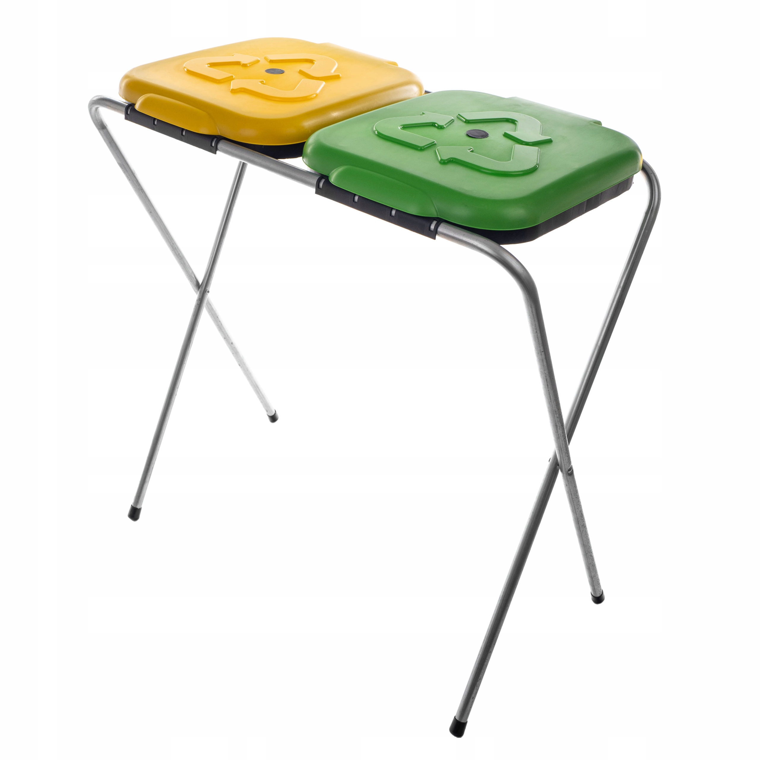 Levně Stojan/stojan na pytle na tříděný odpad Sortex 2 Žluto-zelený