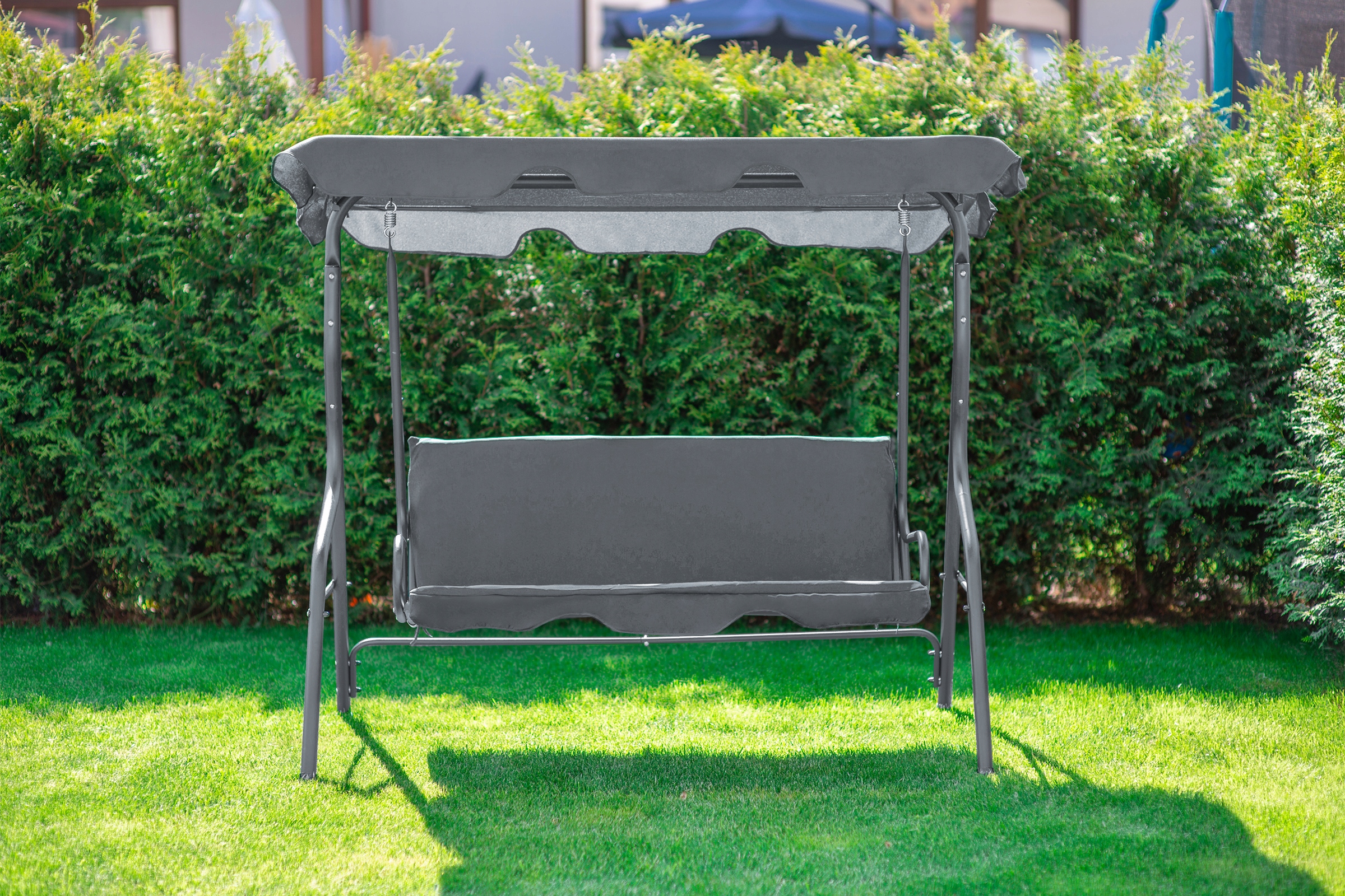 HUŚTAWKA OGRODOWA 3-OSOBOWA ŁAWKA BUJANA + MATERAC Kod producenta 2854