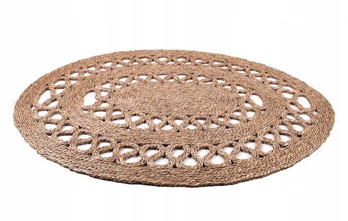 OWALNA MATA PODŁOGOWA Z TRAWY MORSKIEJ 90x120 cm EAN (GTIN) 5907633202748