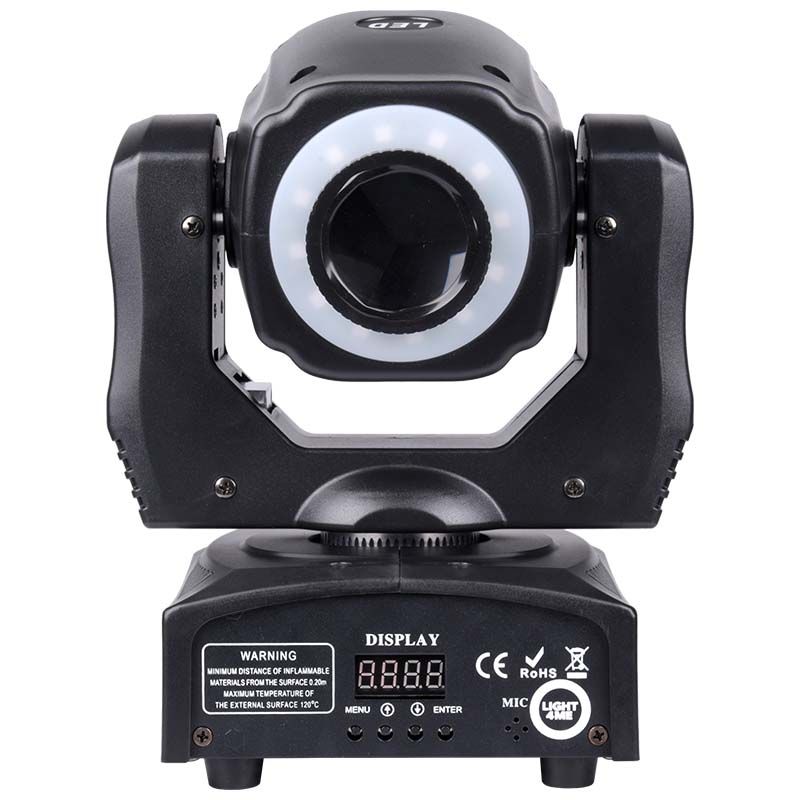 ZESTAW 2x GŁOWICA RUCHOMA LED REFLEKTOR LIGHT4ME MINI SPOT 60 RING LED RGB Model MINI SPOT 60 RING