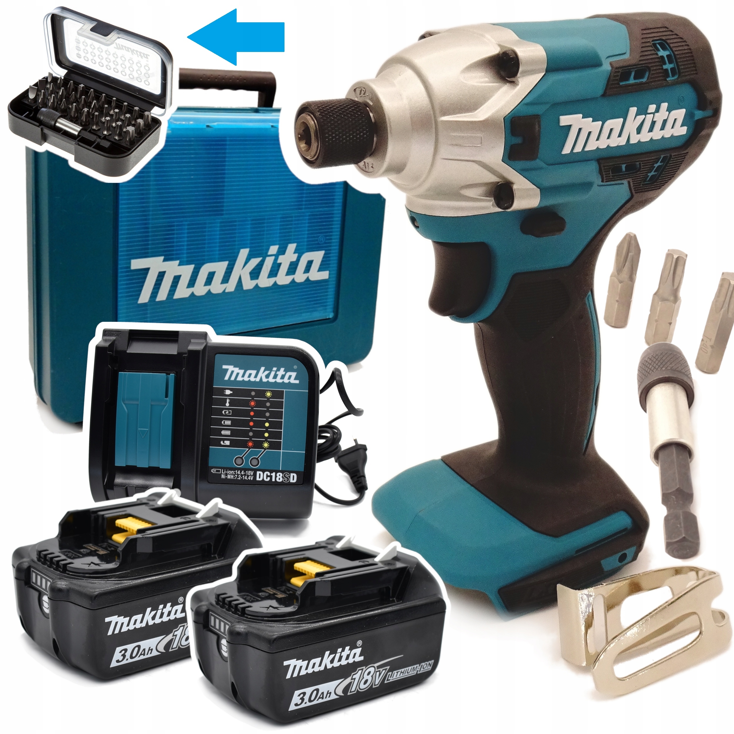 Zakrętarka Udarowa Makita DTD156RFJ 18V 155Nm 1/4