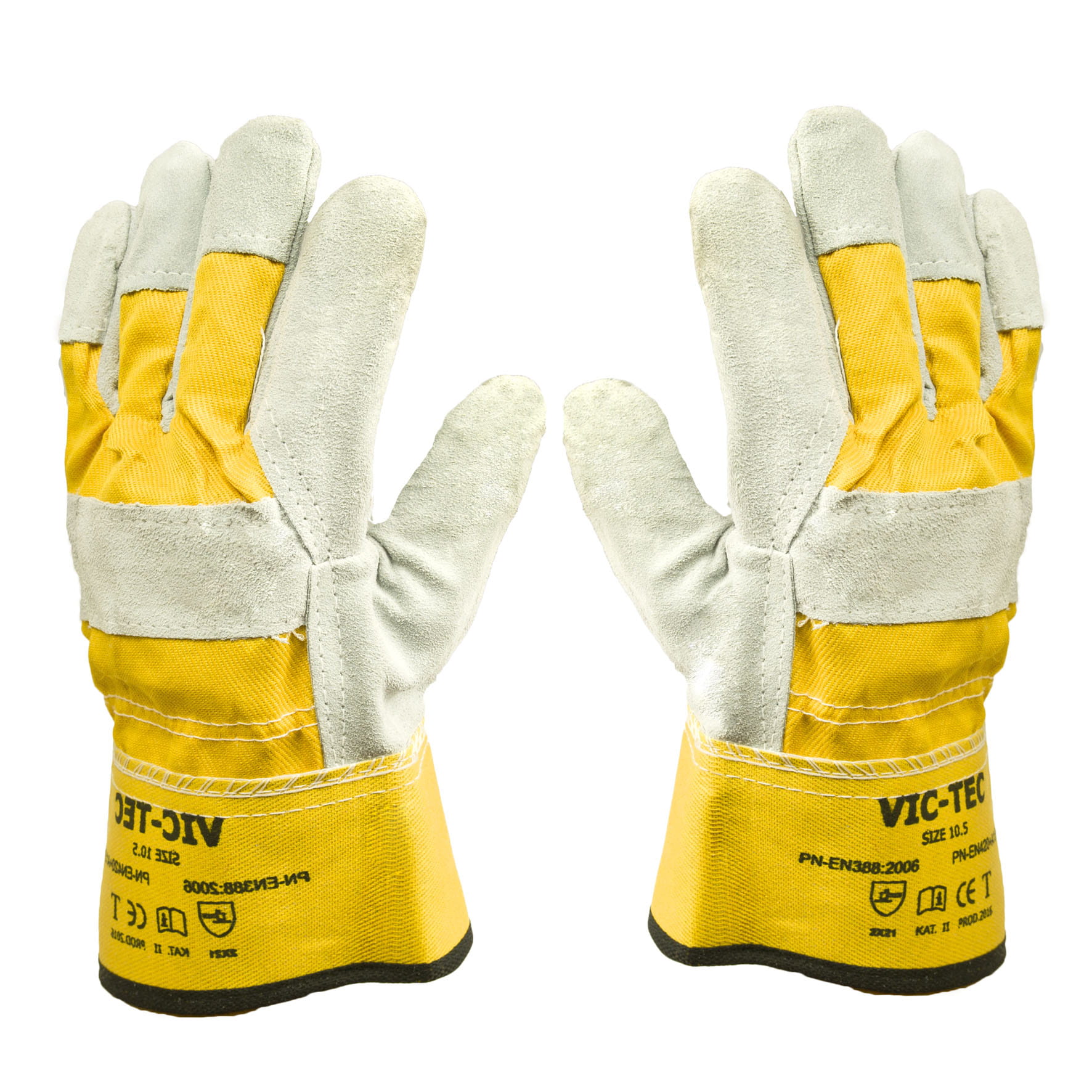 RĘKAWICE ROBOCZE WZMACNIANE SKÓRĄ ELTON