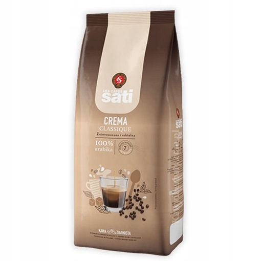 Cafe Sati Crema Classique – krémová káva 1 kg