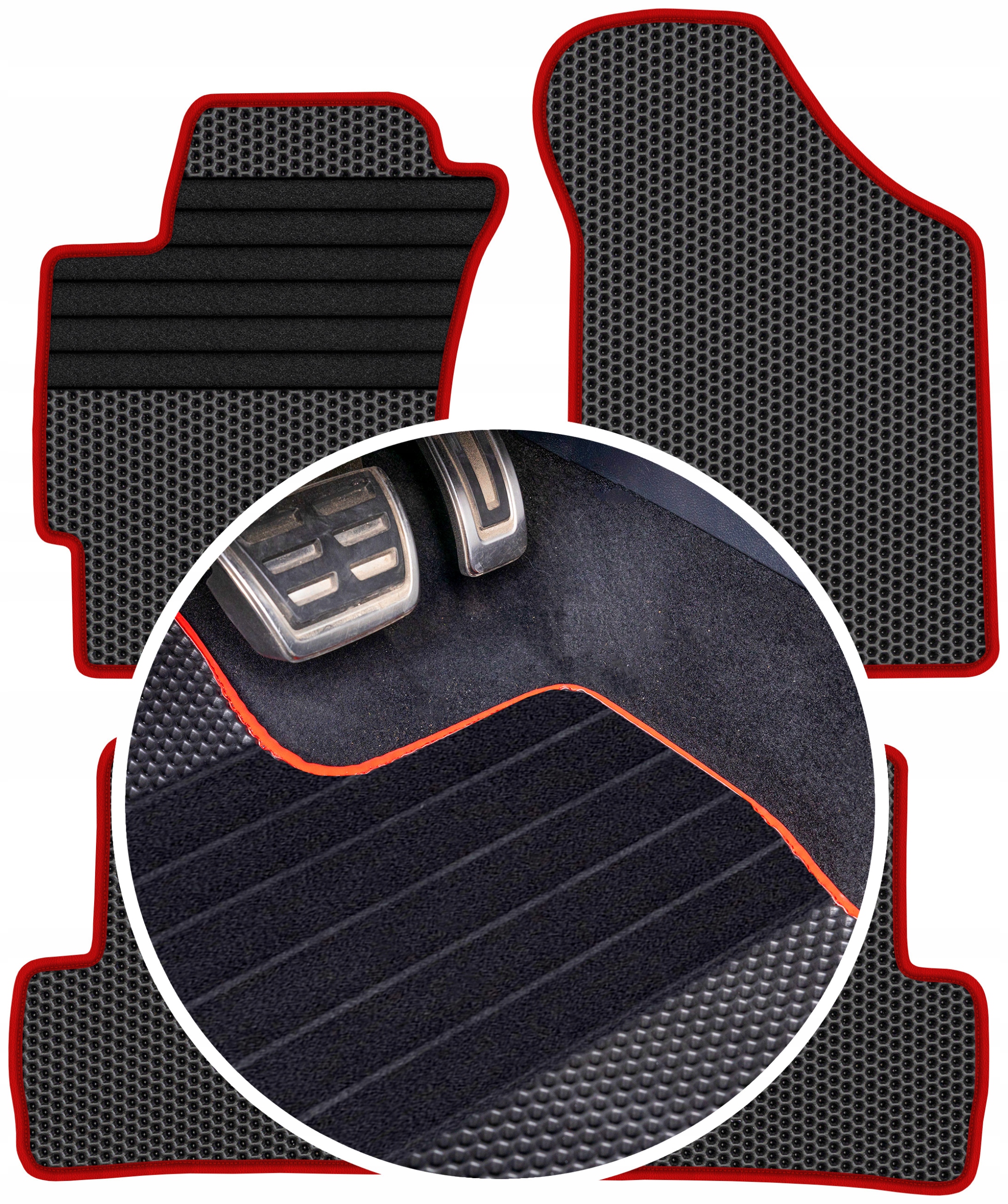 Hyundai Coupe II 2002-2008 Gumové rohože Eva Eternity Plastry Medu
