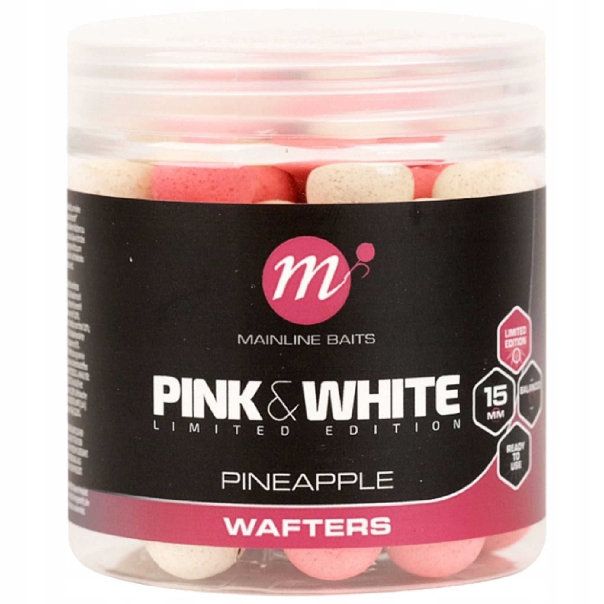 Wafters Mainline Fluro Pink And White Pineapple 15mm