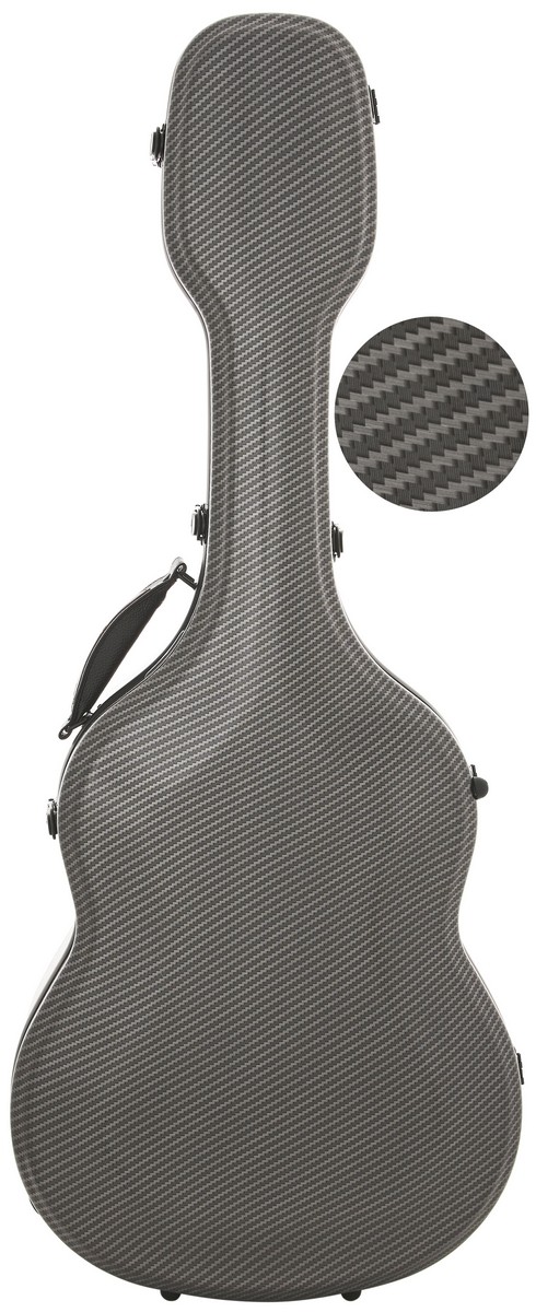 Fiberglass pouzdro pro klasickou kytaru 39" UltraLight 4/4 M-case Černá Special