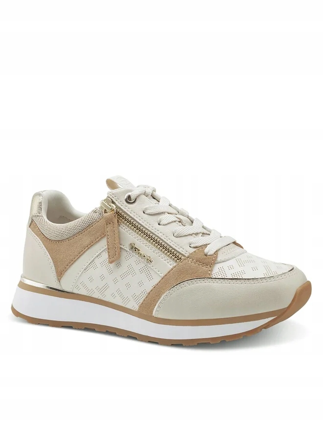 Pohodlné dámské tenisky Tamaris 23726 ivory, velikost vel.