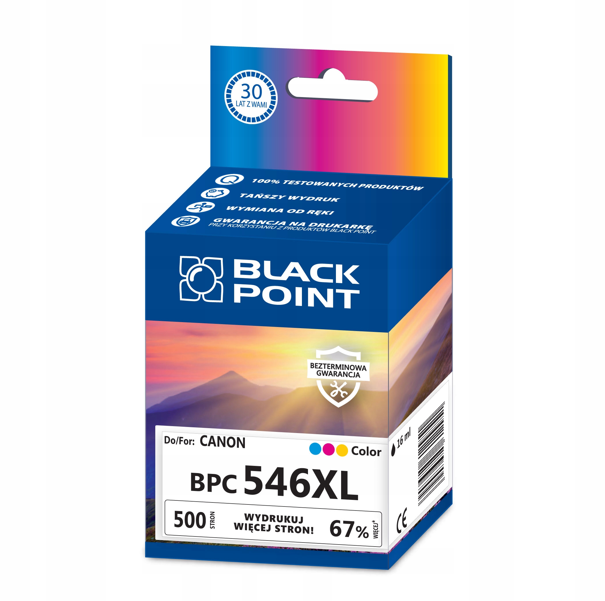 Atrament pre Canon Pixma TS3150 MG2550S MG2950 CL546XL