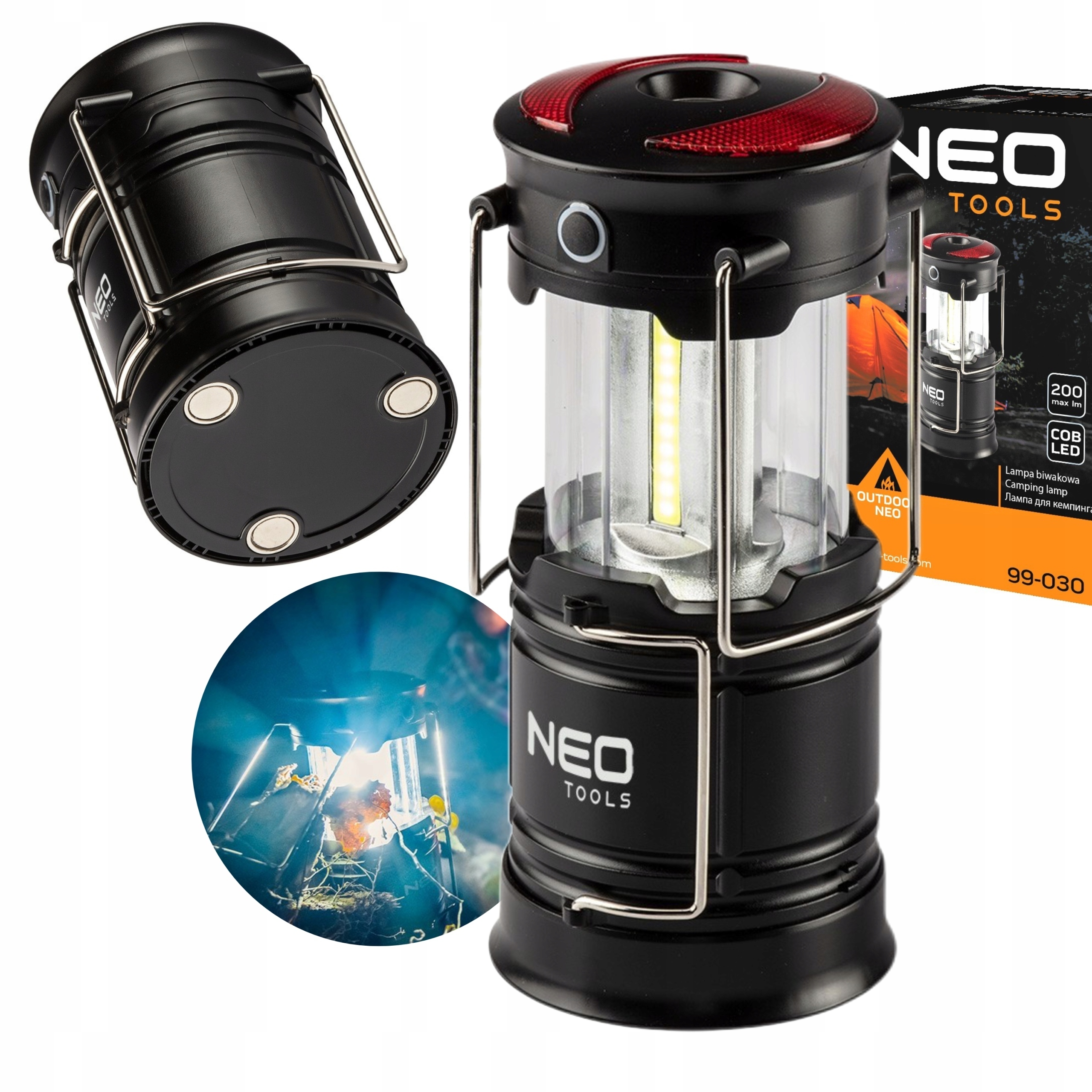 

Neo Lampka Turystyczna Namiot Led Lampa Biwakowa