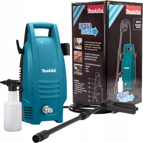 Makita Myjka wysokociśnieniowa 1300W HW101 100 Bar lekka kompaktowa