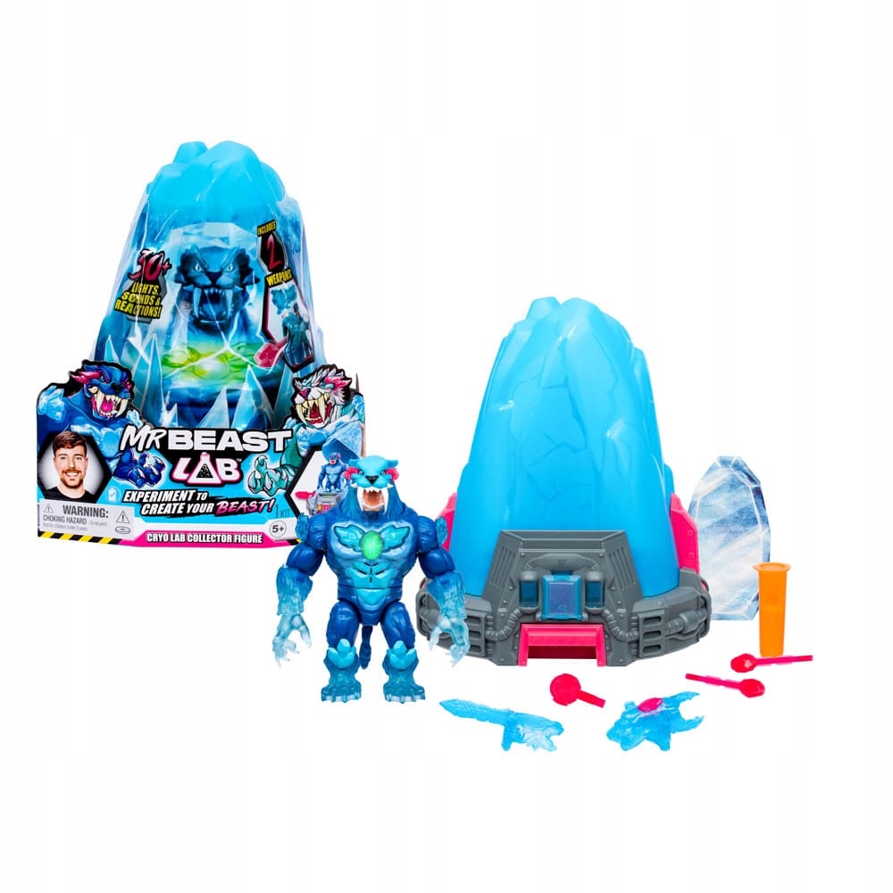 BEAST アルバム　2セット Mr. Beast Lab Playset Cryo Lab S2 Figurka Akcji Moose Toys
