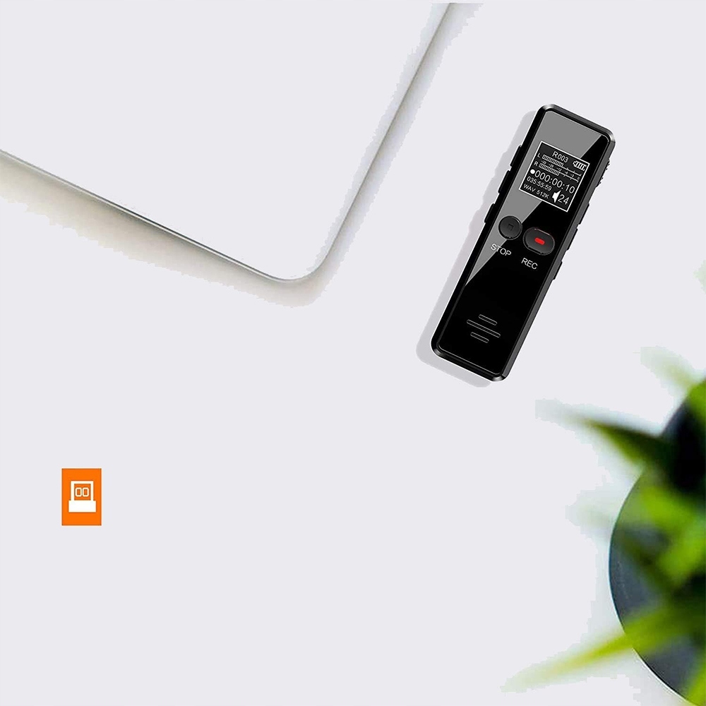 MINI DYKTAFON CYFROWY ODTWARZACZ 64GB+ SŁUCHAWKI Zasilanie akumulatorowe