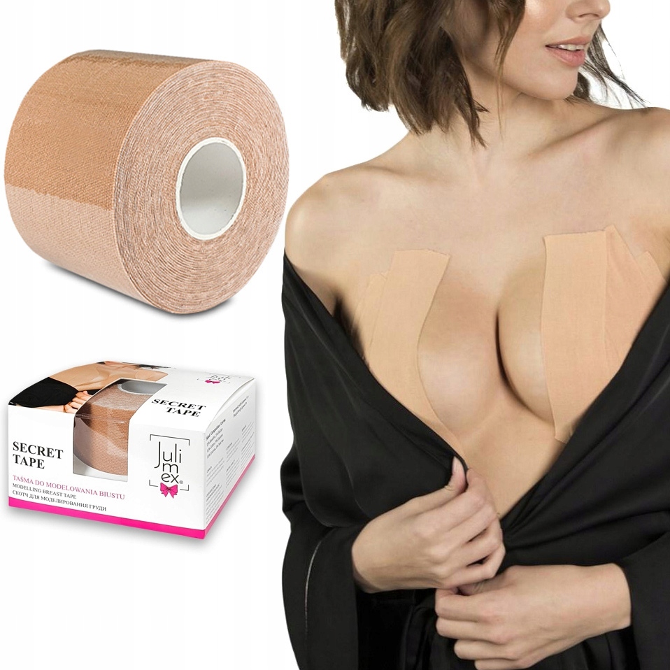 Julimex Secret Tape páska na modelování prsou a dekoltu hýždí 10 cm