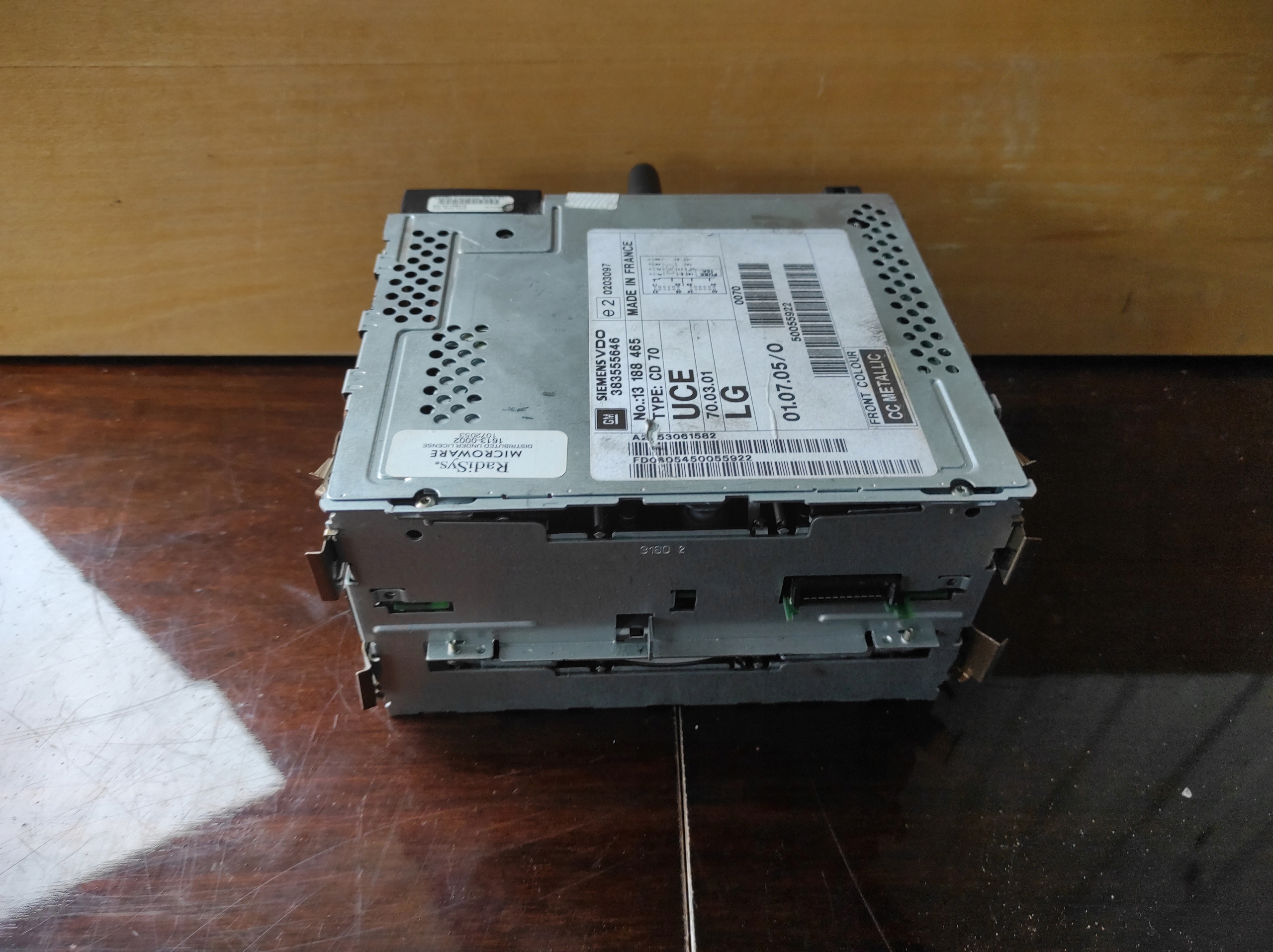RADIO NAVIGATION CD 70 ASTRA H ZAFIRA B 13188465