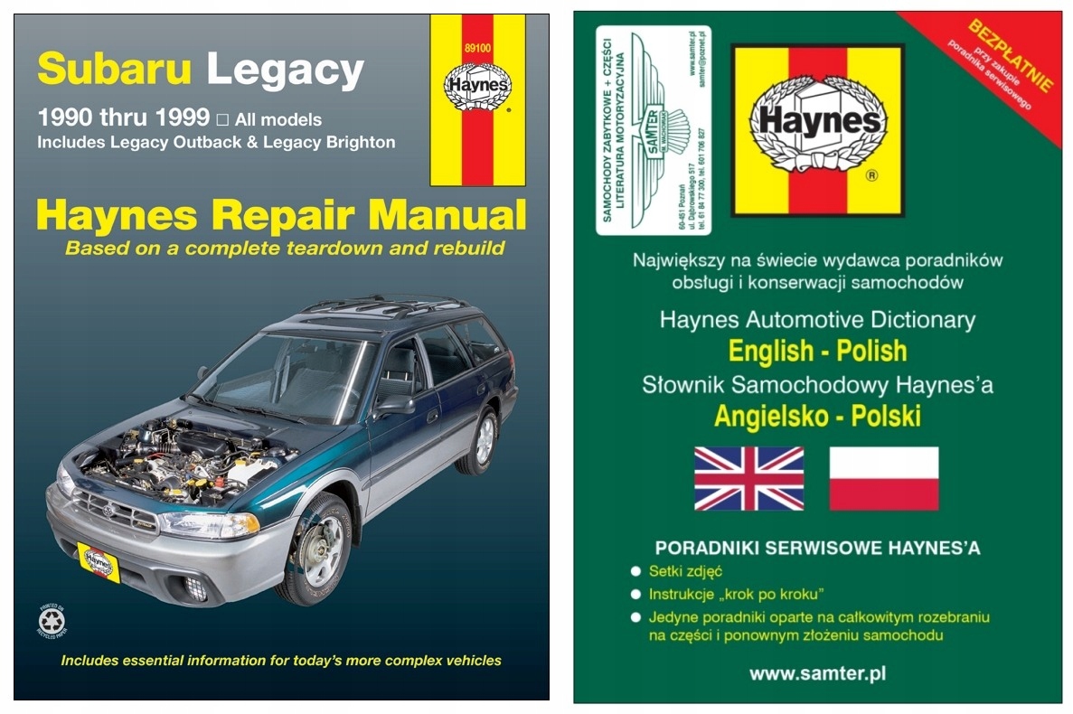 Subaru Legacy Outback Brighton (1990-1999) instrukcja napraw +GRATIS 24h