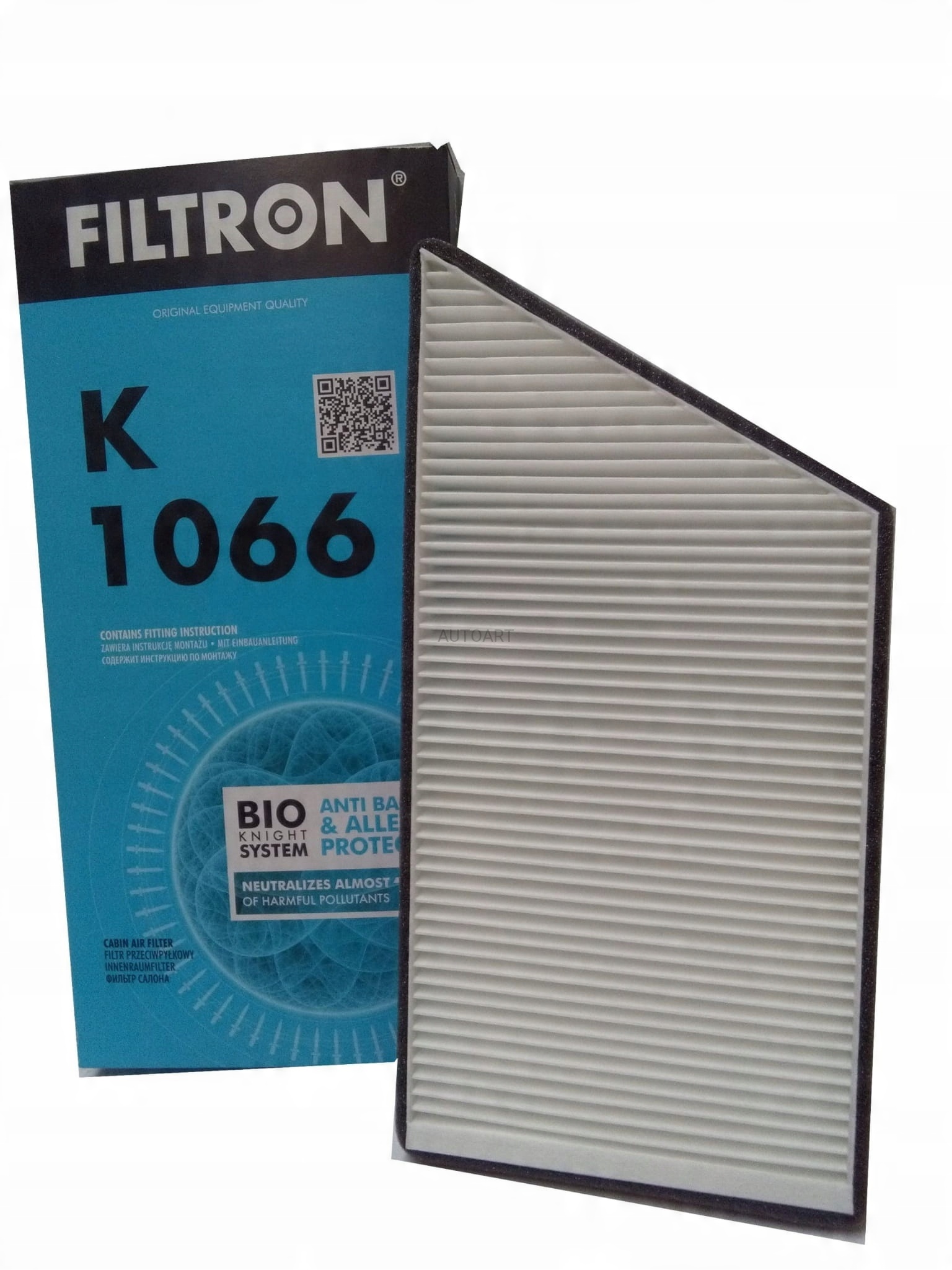 

K1066 Filtron Filtr Kabinowy do Peugeot 206