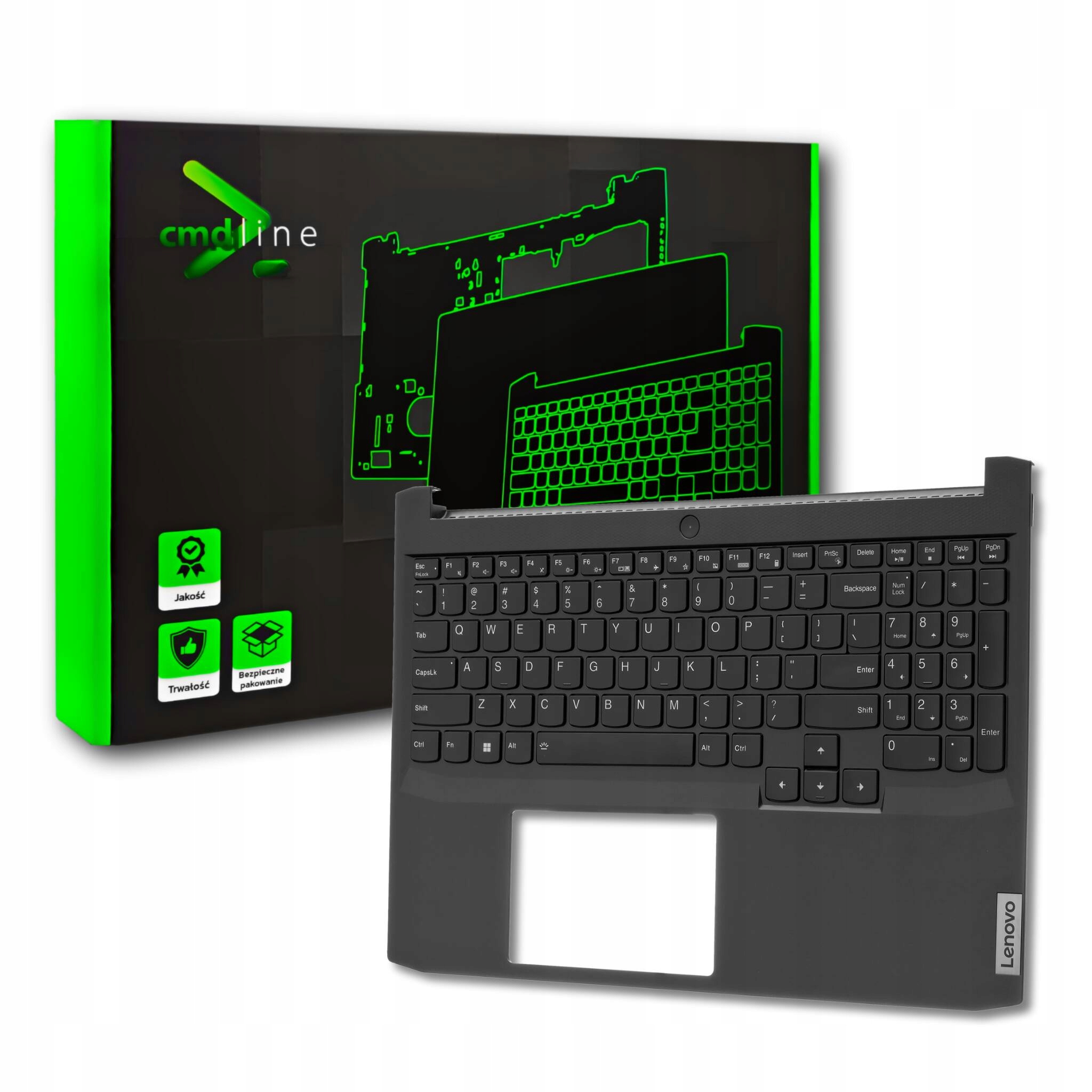 Palmrest Klawiatura Do Lenovo Ideapad Gaming 3-15ACH6 3-15IHU6 Blk Led