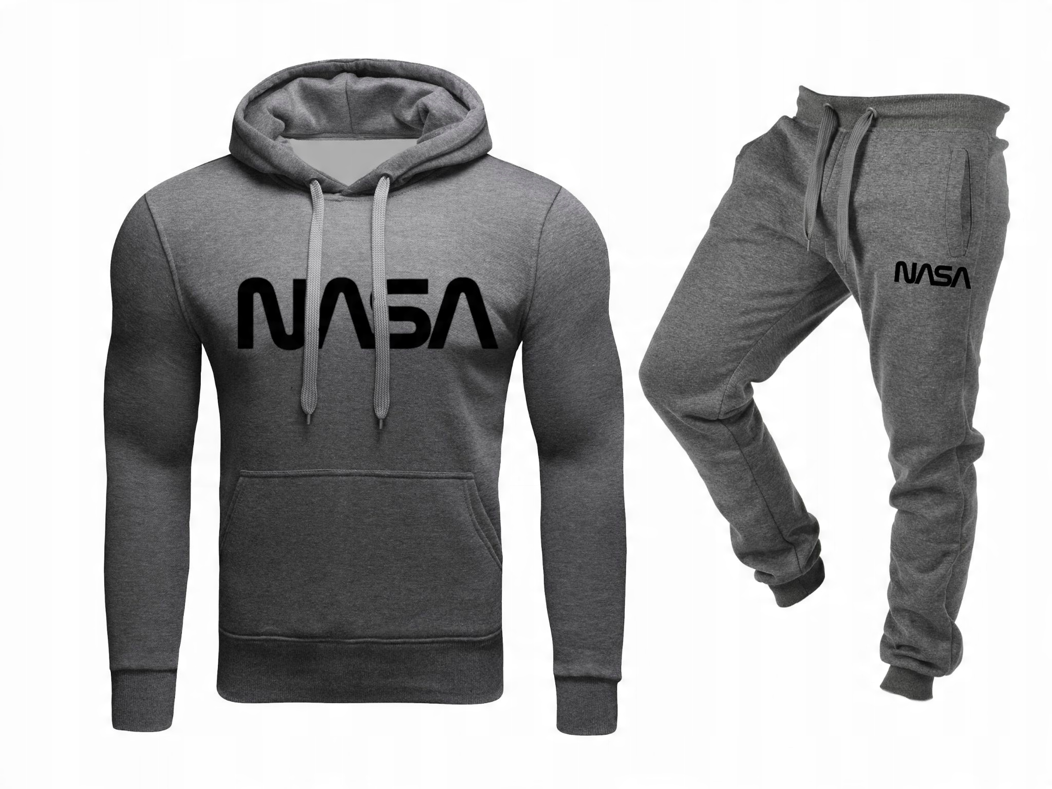 

Komplet Dresowy Dres Męski Nasa Szary L