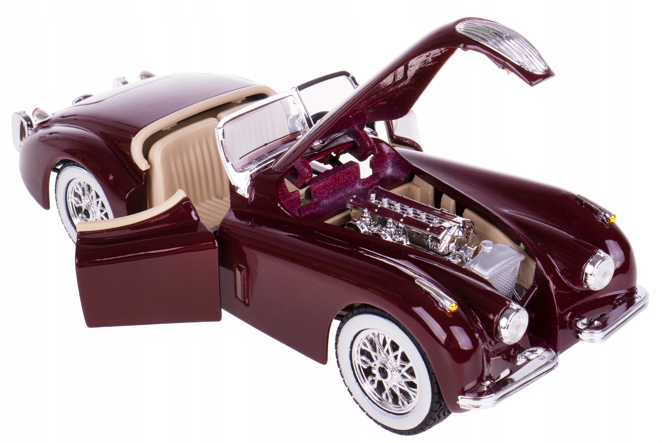 Jaguar Xk 120 Roadster 1951 Kov Bburago 1:24 Bor