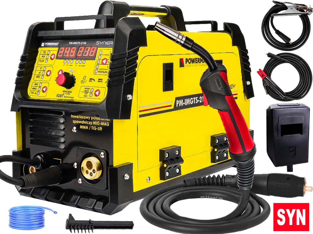 

Spawarka Inwertorowa Migomat 210A Mma Tig Synergia