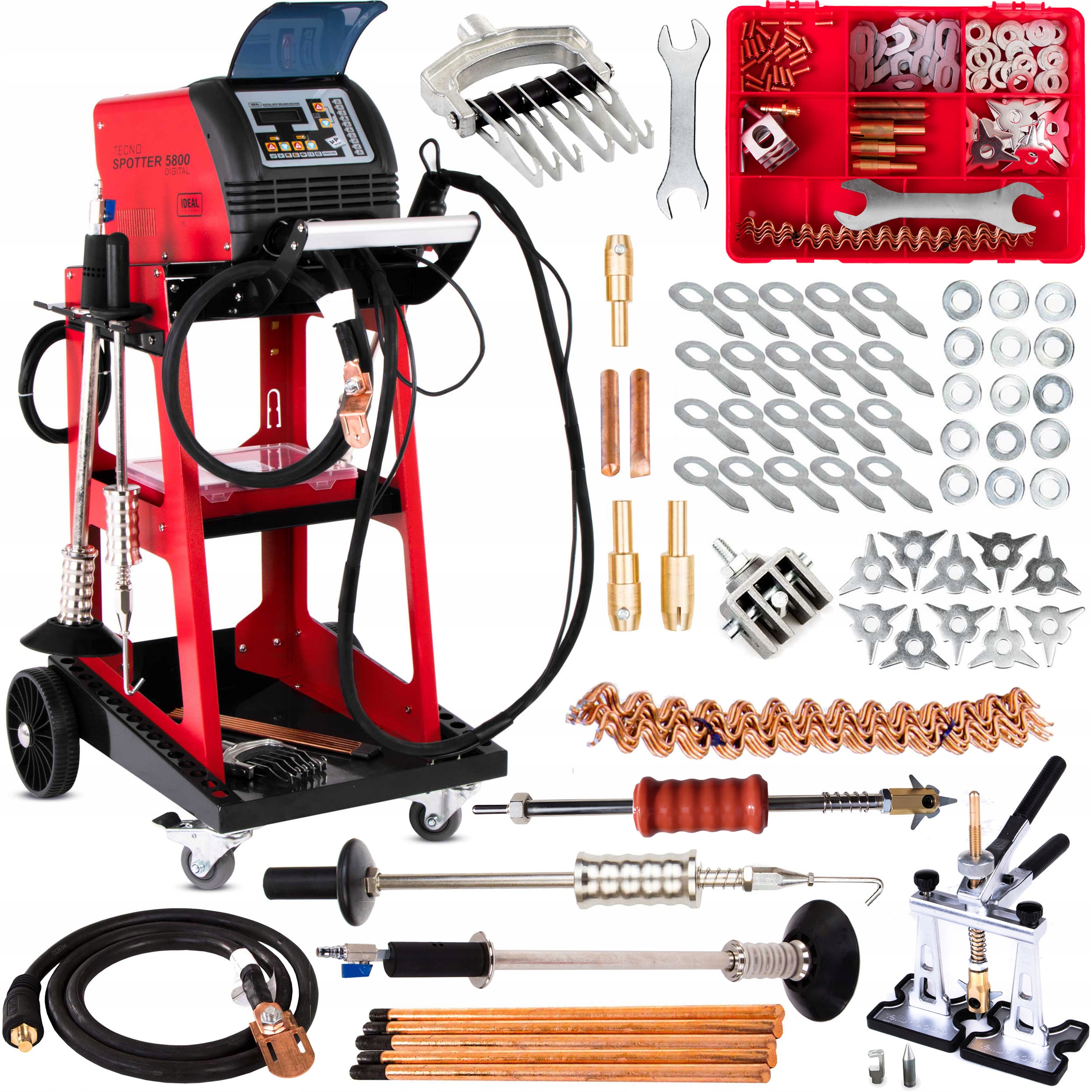 SPOTTER ZGRZEWARKA DO BLACH IDEAL TECNO 5800 400V 3800A QUICK PULLER