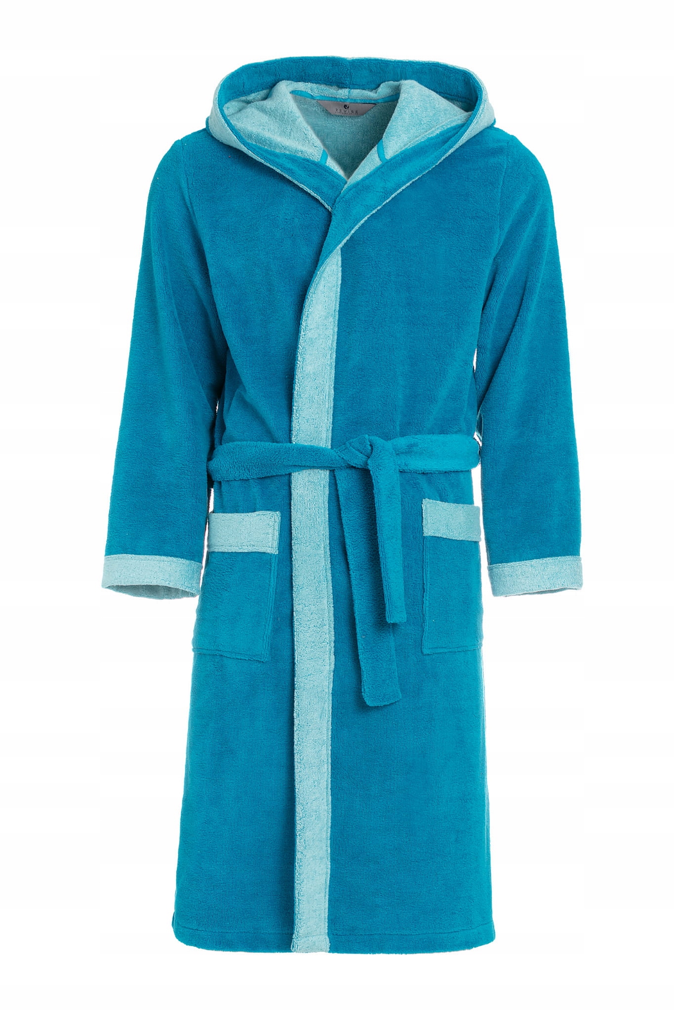 Pánský župan (koupací plášť) RE-855 Tyrkysový S