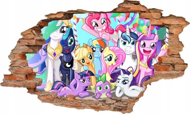 

Naklejka na ścianę My Little Pony kucyki koniki