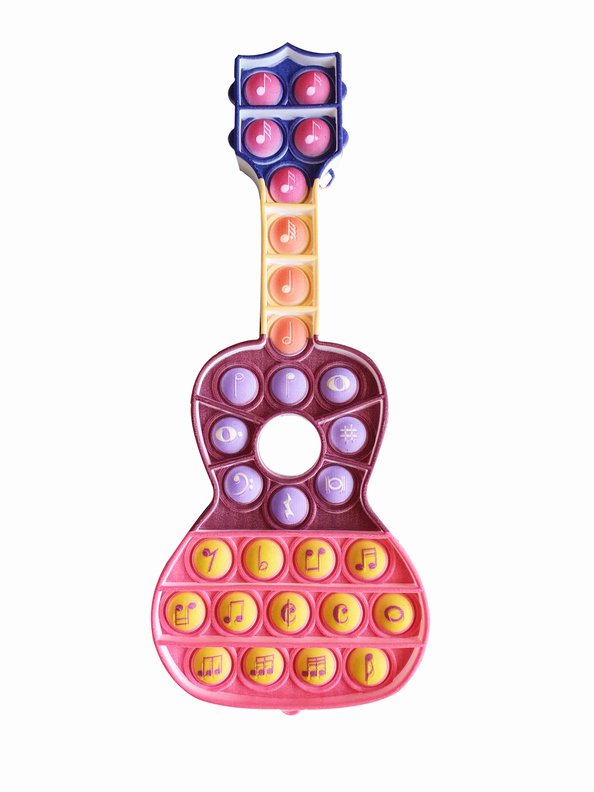 POP IT GITARA ZABAWKA ANTYSTRES RÓŻNE KOLORY Rodzaj gniotki
