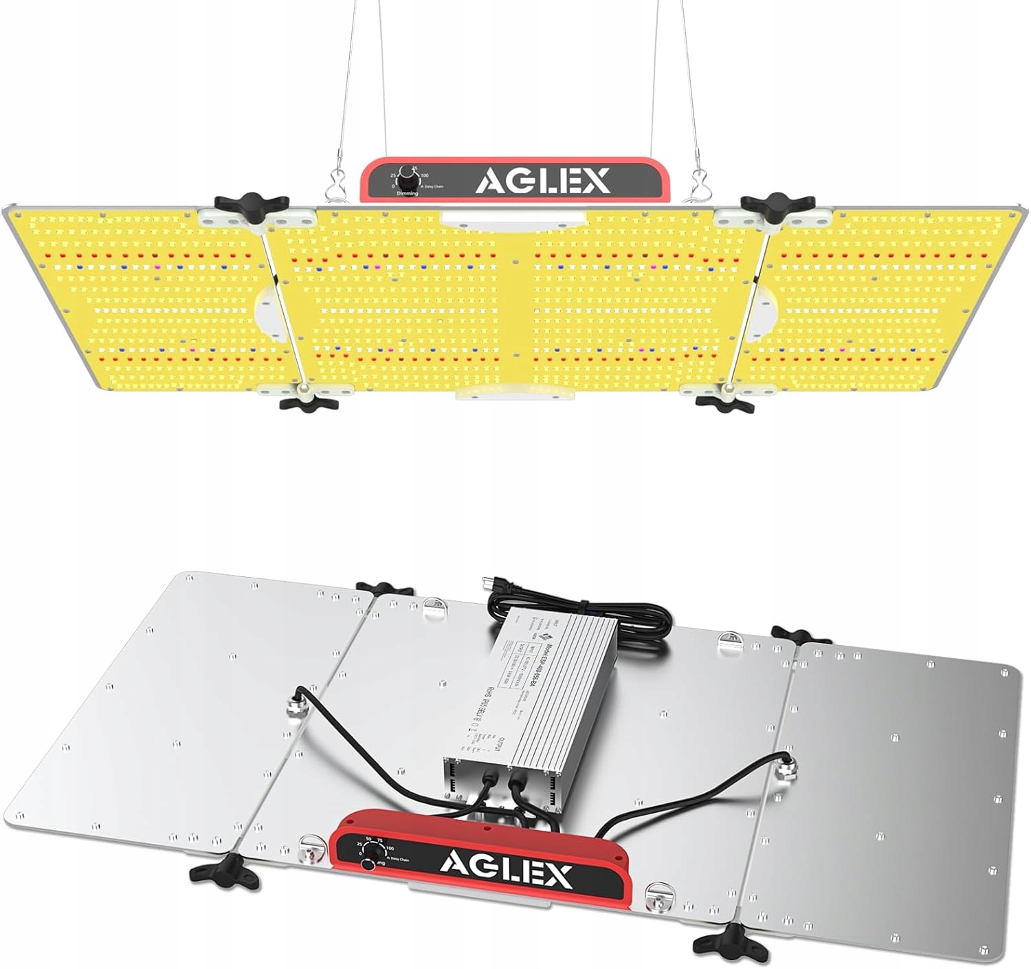 Led lampa na pestovanie rastlín Aglex K400-02 K4000 Full Spectrum hydroponika