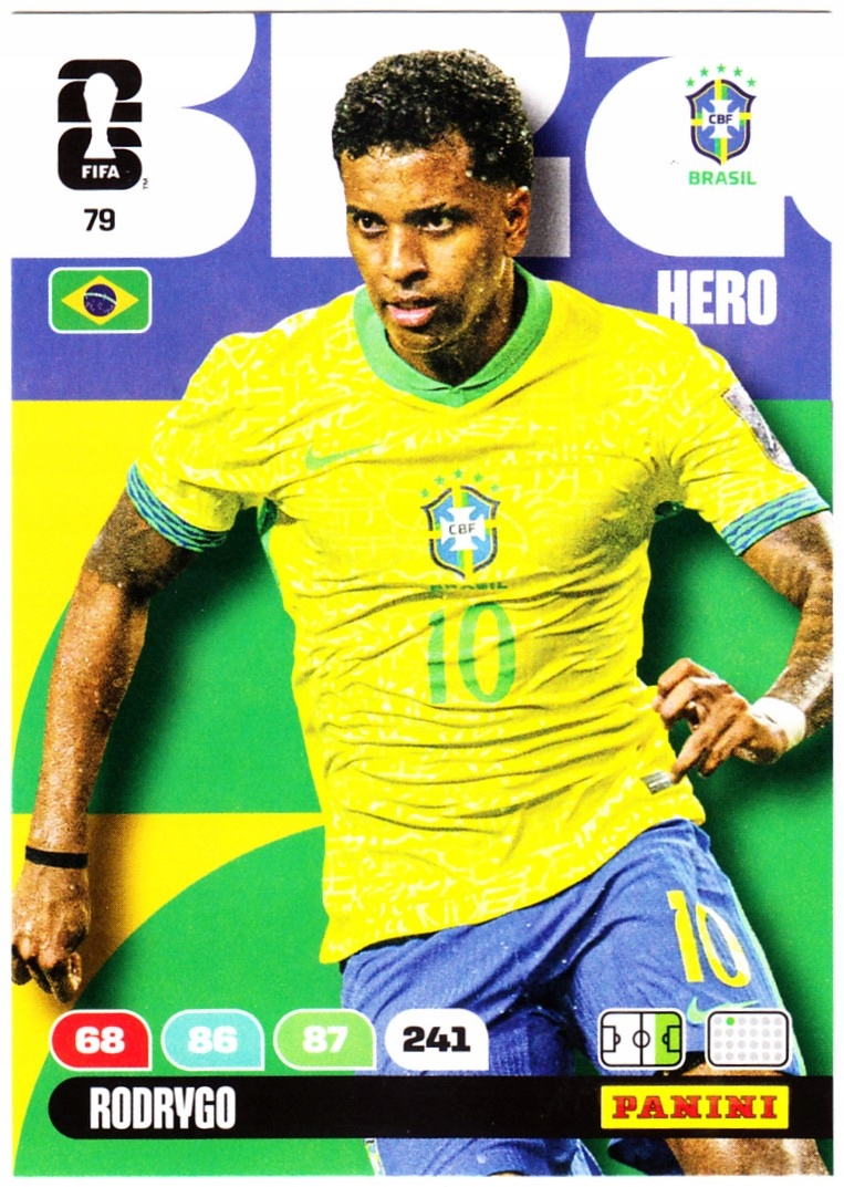 Karta Kolekcjonerska Piłkarska Panini Fifa World Cup 2026 Core Rodrygo 79