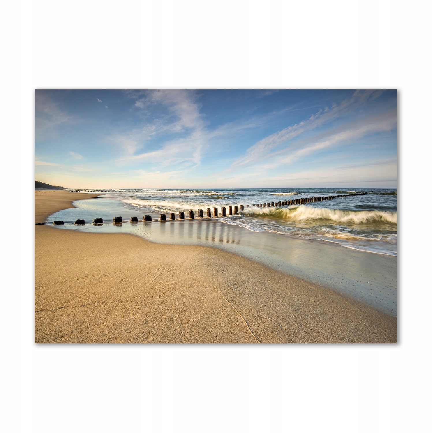 

Foto obraz szklany Plaża nad Bałtykiem 100x70