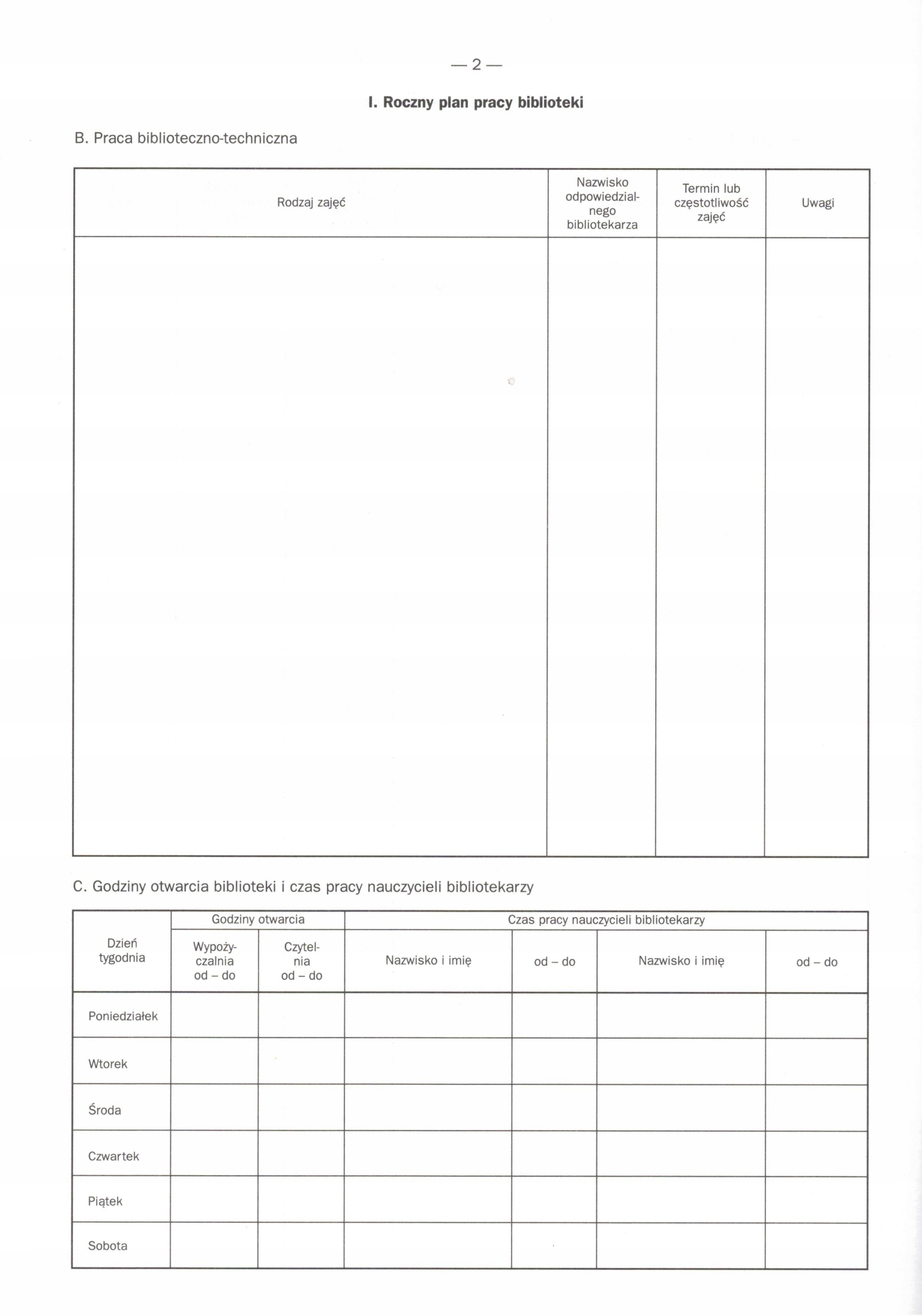 Dziennik biblioteki szkolnej MEN-I/8 Kod producenta DZI-005