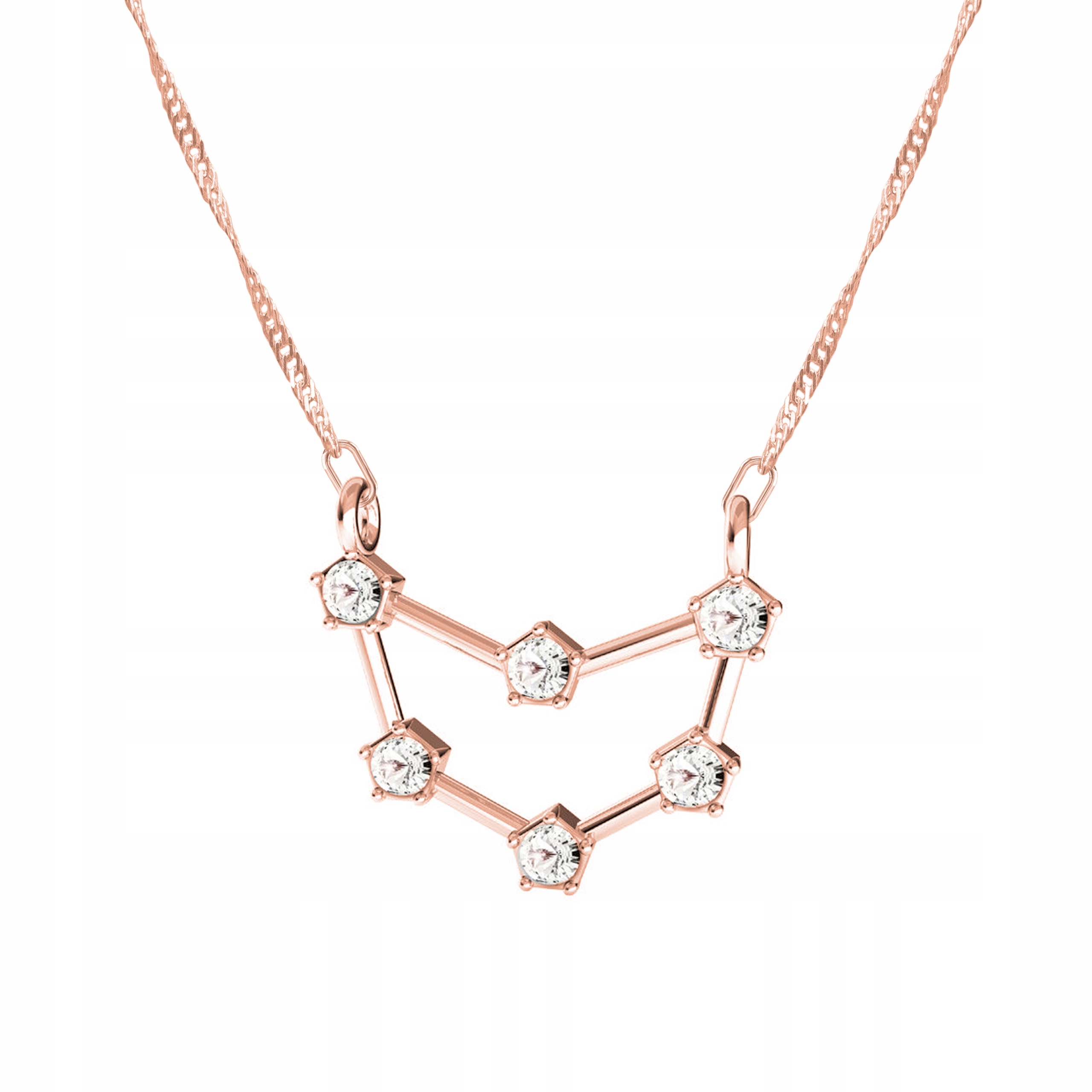 Řetízek zlatý náhrdelník Znamení Zvěrokruhu Kozoroh