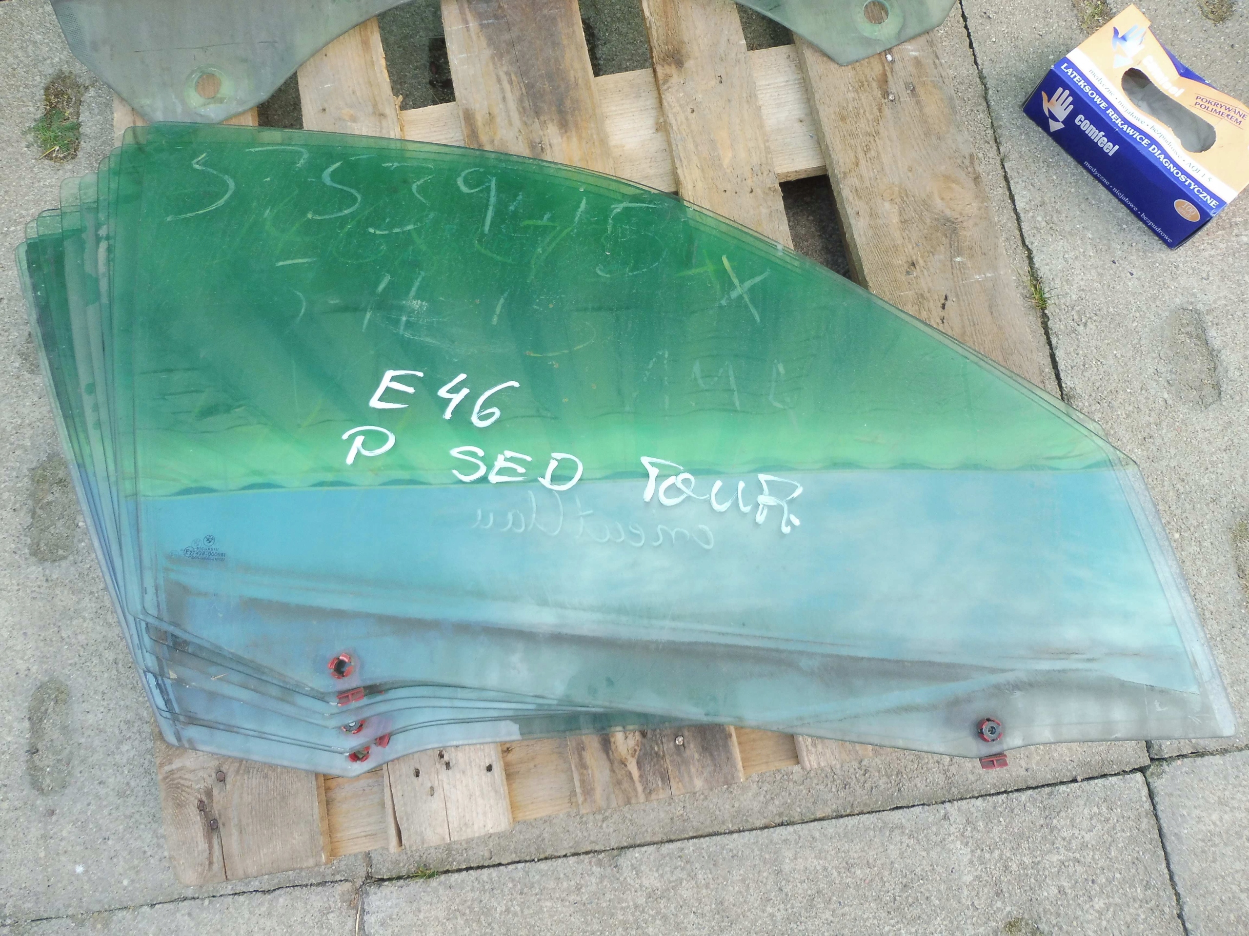 Bmw E46 sedan kombi szyba drzwi prawa przód