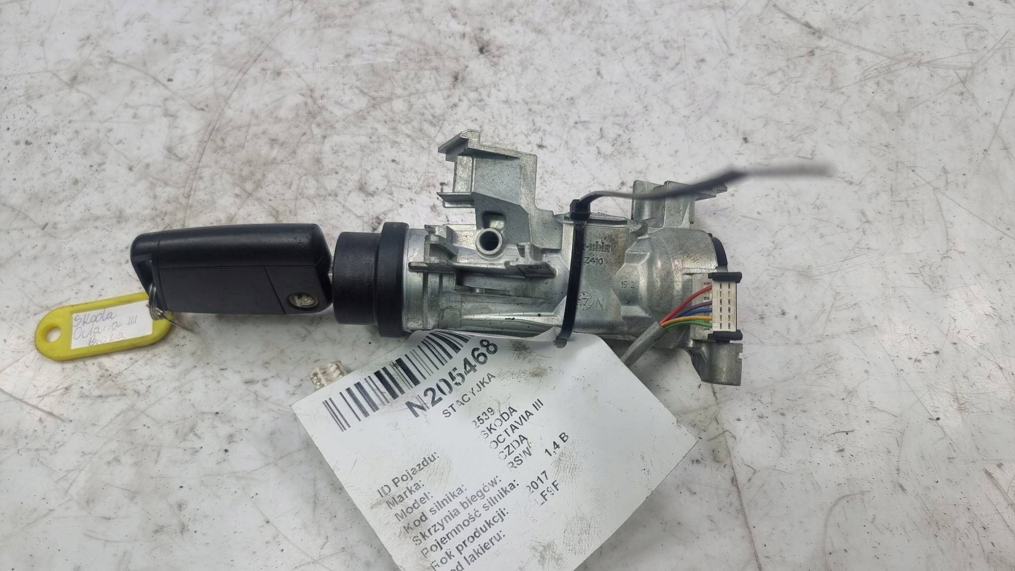 ignition key 5Q0905865 SKODA OCTAVIA III